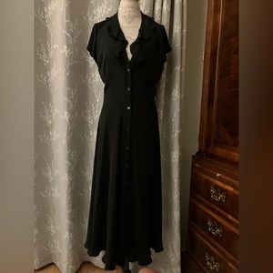 Ralph Lauren Silk Crepe Dress